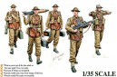 1/35 WWII British MG Team in marching