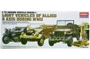 1/72 Willys Jeep and Kubelwagen and Kettenkrad w/ accessories