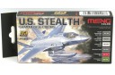 Acrylic paint set: US Stealth Camouflage colors