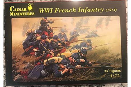 1/72 WWI French infantry 1914
