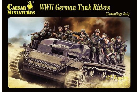 1/72 WWII German tank riders 