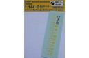 1/144 USAF modern numbers yellow color decal (2 sets)