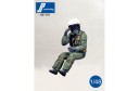 1/48 French fighter pilot seated