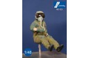 1/48 F-16 and F-18 pilot seated