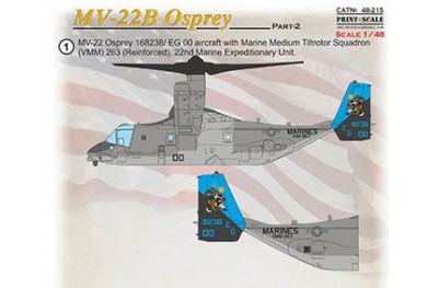1/48 MV-22B Osprey P2 decal