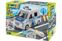 1/18 Junior kit Police Van and figure 1/20 (quick build)