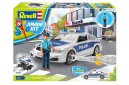 1/18 Junior kit Police car and figure 1/20 (quick build)
