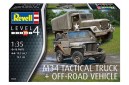 1/35 US M34 truck and Jeep w/ soldiers