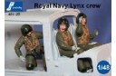 1/48 Royal Navy helicopter pilots seated