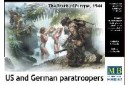 1/35 US and German paratroopers