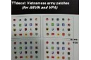 1/35 Vietnamese Army patches decal