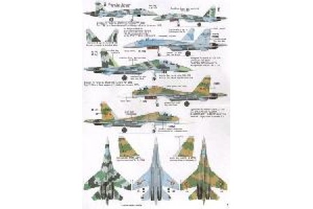 1/48 African MiGs and Sukhois decal