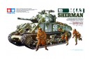 1/35 Sherman M4A3 105mm gun w/ soldiers